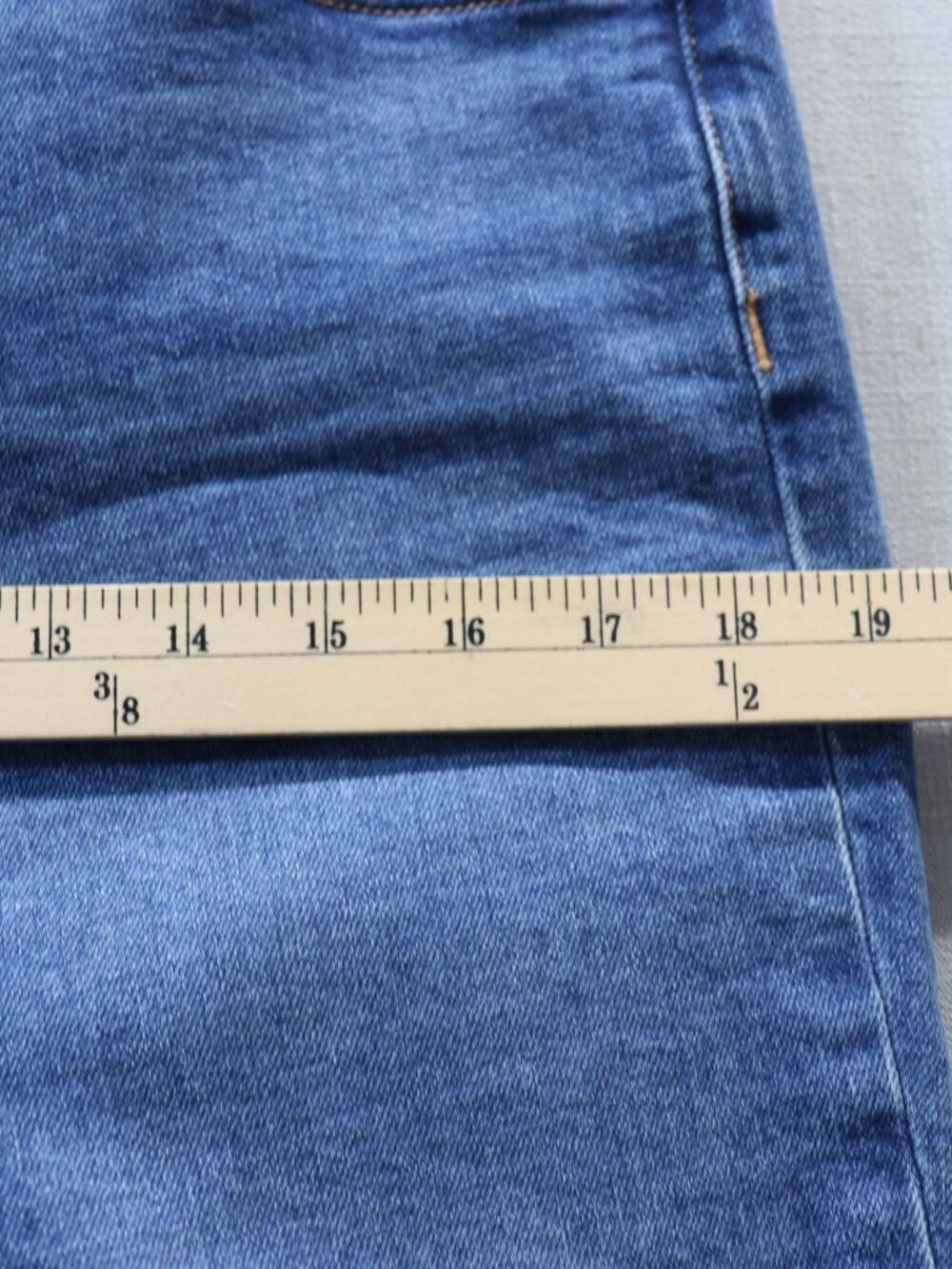Veronica Beard Beverly Skinny Flare Jeans Sedona River High Rise 31 Blue - Picture 11 of 14